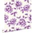 wallpaper watercolor painted roses purple from ESTAhome