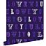 wallpaper love you - quotes purple from ESTA home