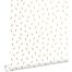 wallpaper graphic motif white and gold from ESTAhome