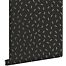 wallpaper graphic motif black and gold from ESTAhome