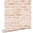 wallpaper bricks light peach pink from ESTAhome