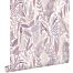 wallpaper leaves lilac purple from ESTAhome
