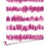 wallpaper horizontal tie-dye shibori stripes intense fuchsia pink and matt white from ESTAhome