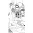 wall mural drawing living room black and white from ESTAhome
