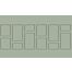 wall mural wall panelling grayish green from ESTAhome