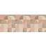 wall mural Bauhaus-style circles pink and beige from ESTAhome