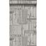 wallpaper industrial metal corrugated sheets 3D light gray from Origin Wallcoverings