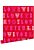 wallpaper love you - quotes red and pink from ESTAhome