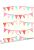 wallpaper garlands pink, turquoise and coral red from ESTA home