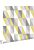 wallpaper graphical triangles mustard and gray from ESTAhome