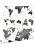 wallpaper vintage world maps dark gray from ESTAhome