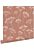 wallpaper umbels terracotta and white from ESTAhome