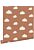 wallpaper little clouds terracotta and white from ESTAhome