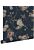 wallpaper vintage flowers dark blue and antique pink from ESTAhome