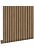 wallpaper wooden slats with 3D effect light brown from ESTAhome