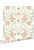 wallpaper vintage flowers in art nouveau style cream white, soft pink and grayish green from ESTAhome