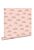wallpaper graphic motif pink from ESTAhome