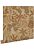 wallpaper leaves cervine and terracotta from ESTAhome