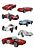 wall sticker sports cars red, white and blue from ESTAhome