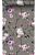 wallpaper flowers taupe and lilac purple from Origin Wallcoverings