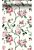 wallpaper flowers cream white, pink and green from Origin Wallcoverings