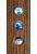 poster wooden planks brown and blue from Sanders & Sanders