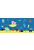 poster Peppa Pig blue and yellow from Sanders & Sanders