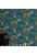 wallpaper floral pattern multi color, teal, yellow, red and black from Livingwalls