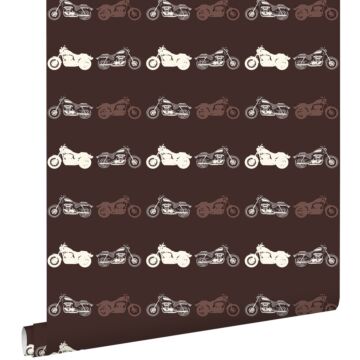 wallpaper motorcycles brown from ESTAhome