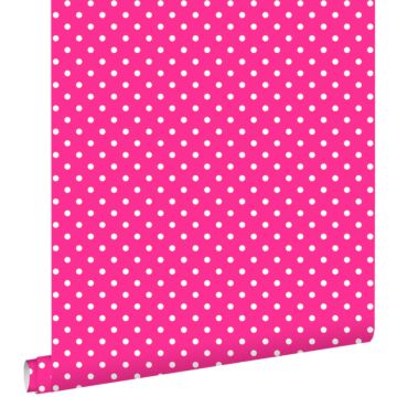 wallpaper dots pink from ESTAhome