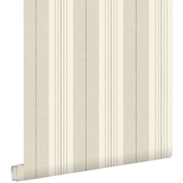 wallpaper stripes brown from ESTAhome