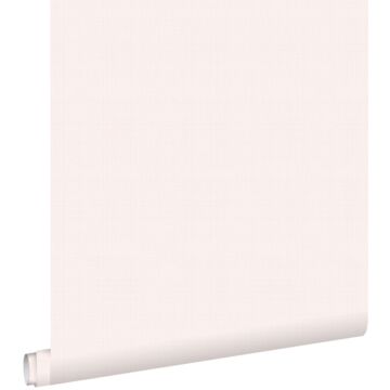 wallpaper linen look pastel powder pink from ESTAhome