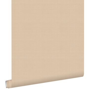 wallpaper linen look warm beige from ESTAhome