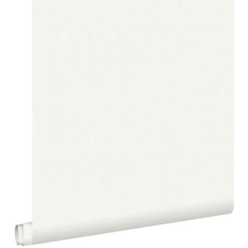 wallpaper linen texture white from ESTAhome