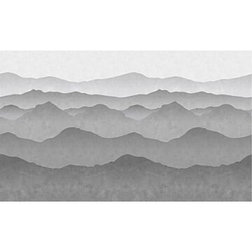 wall mural mountains gray from ESTAhome