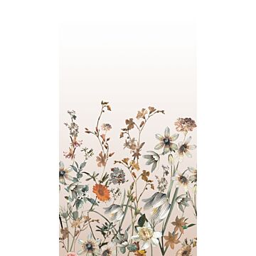 wall mural wildflowers multicolor from ESTAhome