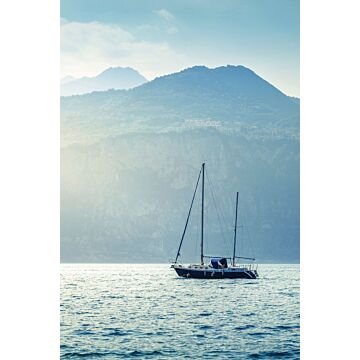 wall mural sailboat blue from ESTAhome