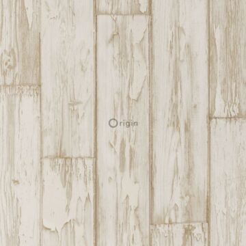 wallpaper woodenplanks beige from Origin Wallcoverings
