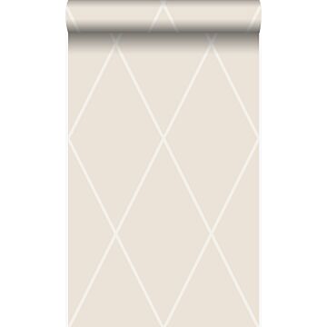 wallpaper rhombus motif beige from Origin Wallcoverings