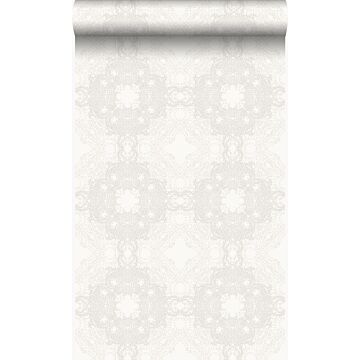 wallpaper graphic form white from Origin Wallcoverings