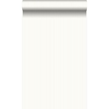 wallpaper stripes white and silver from Origin Wallcoverings