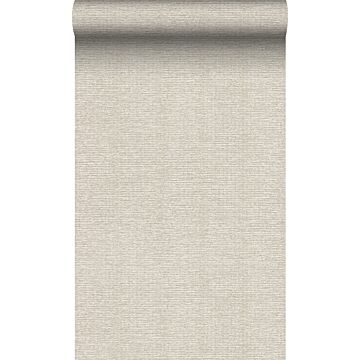 wallpaper linen texture sand beige from Origin Wallcoverings