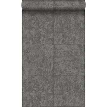 wallpaper stone dark taupe from Origin Wallcoverings