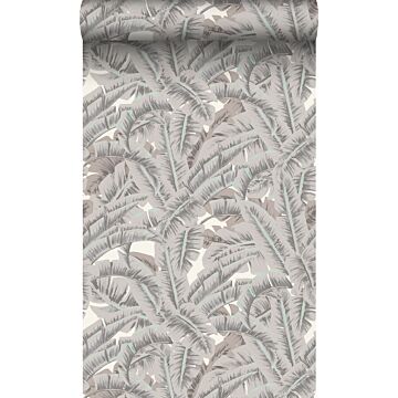 wallpaper palm leafs clay grey from Origin Wallcoverings