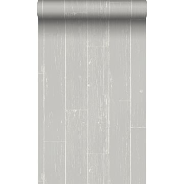 wallpaper weathered wooden planks gray from Origin Wallcoverings