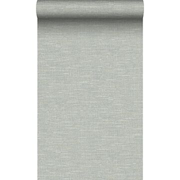 wallpaper linen texture blue grey from Origin Wallcoverings