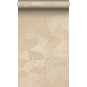wallpaper graphic 3D sand color from Origin Wallcoverings
