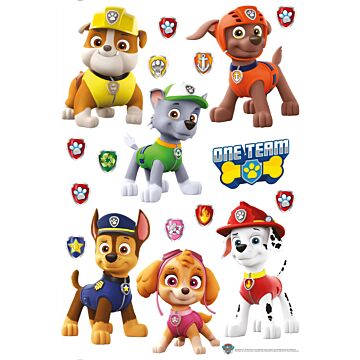 wall sticker PAW patrol brown, red and yellow from Sanders & Sanders