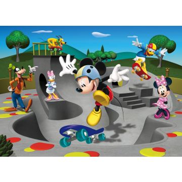 poster Mickey Mouse gray, green and blue from Disney