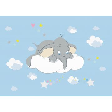 poster Dumbo blue and gray from Disney